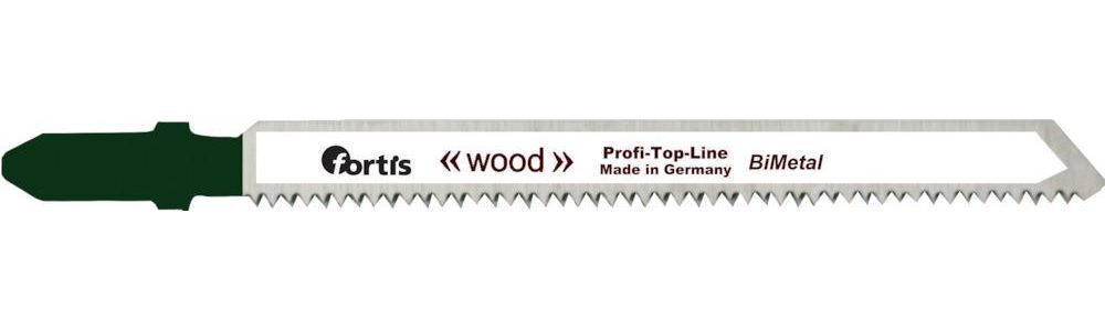 Fortis Stichsägeblatt Hartholz 2 bis 30 mm BIM 100/75/2,0 Produktbild Fortis Stichsägeblatt Hartholz 2 bis 30 mm BIM 100/75/2,0