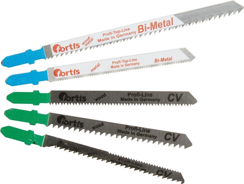 Fortis Stichsägeblatt Set 5 teilig Produktbild Fortis Stichsägeblatt Set 5 teilig