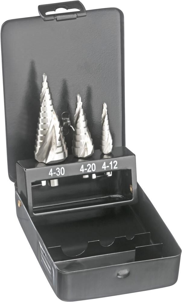 Fortis Unival Stufenbohrerset HSS 3 Teile Produktbild Fortis Unival Stufenbohrerset HSS 3 Teile