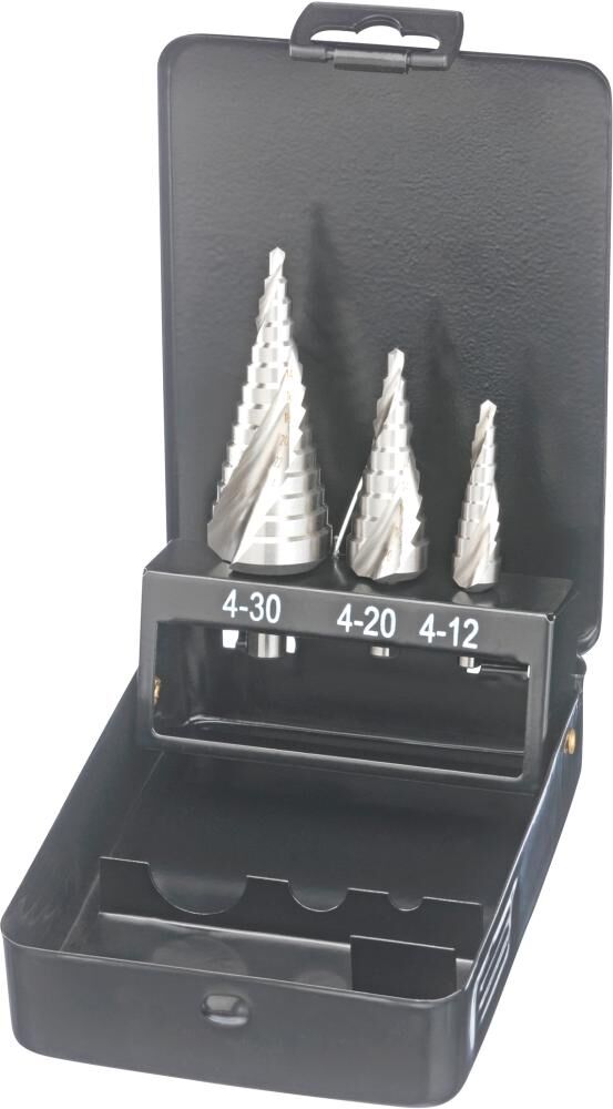 Fortis Unival Stufenbohrerset HSS 3 Teile Produktbild Fortis Unival Stufenbohrerset HSS 3 Teile bild 5