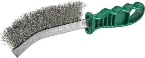 Fortis Drahtbürste Edelstahldraht gewellt Kunststoffgriff 280 x 25 mm Produktbild Fortis Drahtbürste Edelstahldraht gewellt Kunststoffgriff 280 x 25 mm