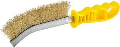 Fortis Drahtbürste Messingdraht gewellt Kunststoffgriff 280 x 25 mm Produktbild Fortis Drahtbürste Messingdraht gewellt Kunststoffgriff 280 x 25 mm