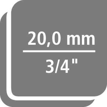 Fortis Verlängerung 3/4 Zoll 200 mm Produktbild Fortis Verlängerung 3/4 Zoll 200 mm bild 2