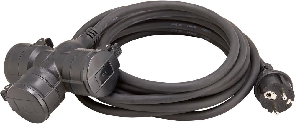 Fortis Verlängerungskabel H07RN-F3G1,5 10 Meter mit 3 Steckdosen Produktbild Fortis Verlängerungskabel H07RN-F3G1,5 10 Meter mit 3 Steckdosen