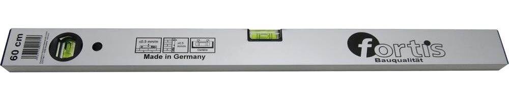 Fortis Wasserwaage 50 cm Bauqualität Produktbild Fortis Wasserwaage 50 cm Bauqualität