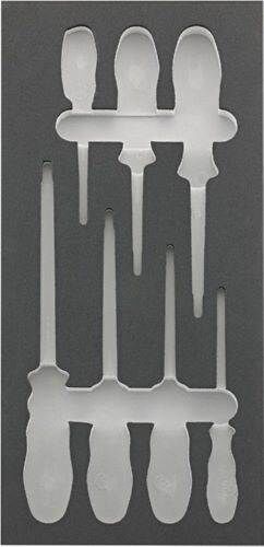 Fortis  Werkzeugmodul 1/3 Schraubendreher VDE leer Produktbild Fortis  Werkzeugmodul 1/3 Schraubendreher VDE leer