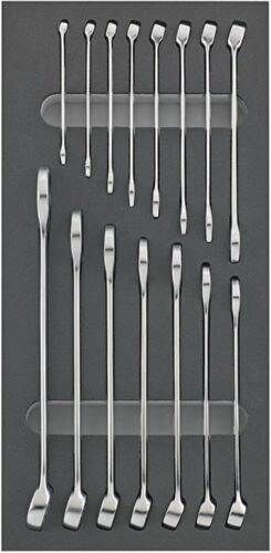 Fortis Werkzeugmodul 1/3 Ring Maulschlüssel 15 Teile Produktbild Fortis Werkzeugmodul 1/3 Ring Maulschlüssel 15 Teile