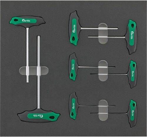 Fortis  Werkzeugmodul 2/3 Quergriff Innensechskant 8 Teile Produktbild Fortis  Werkzeugmodul 2/3 Quergriff Innensechskant 8 Teile