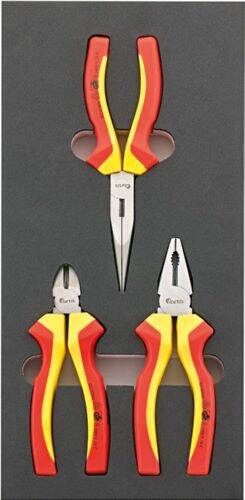 Fortis  Werkzeugmodul 1/3 Zange VDE 3 Teile Produktbild Fortis  Werkzeugmodul 1/3 Zange VDE 3 Teile