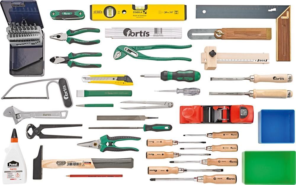 Fortis Werkzeugsystainer für Schreiner 37 Teile Fortis Werkzeugsystainer für Schreiner 37 Teile