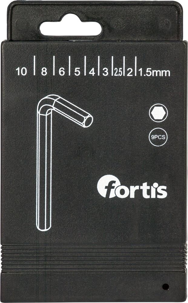 Fortis  Winkelschraubendrehersatz 6kant 9 Teile Produktbild Fortis  Winkelschraubendrehersatz 6kant 9 Teile bild 3