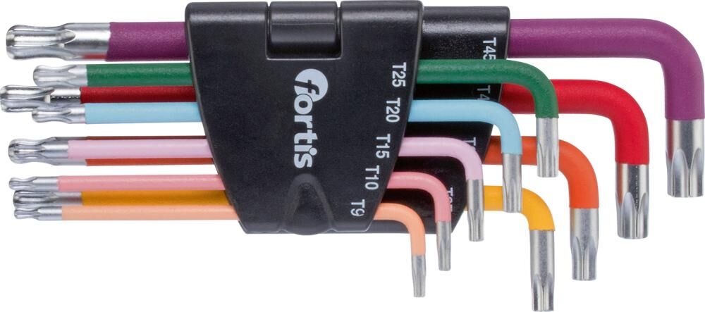 Fortis Winkelschraubendreher TX 9-45 Clip mit 9 Teilen Produktbild Fortis Winkelschraubendreher TX 9-45 Clip mit 9 Teilen