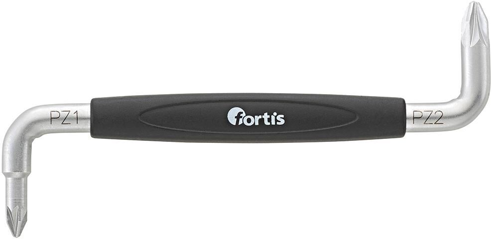 Fortis  Winkelschraubendreher PZ1+PZ2x100 mm Produktbild Fortis  Winkelschraubendreher PZ1+PZ2x100 mm
