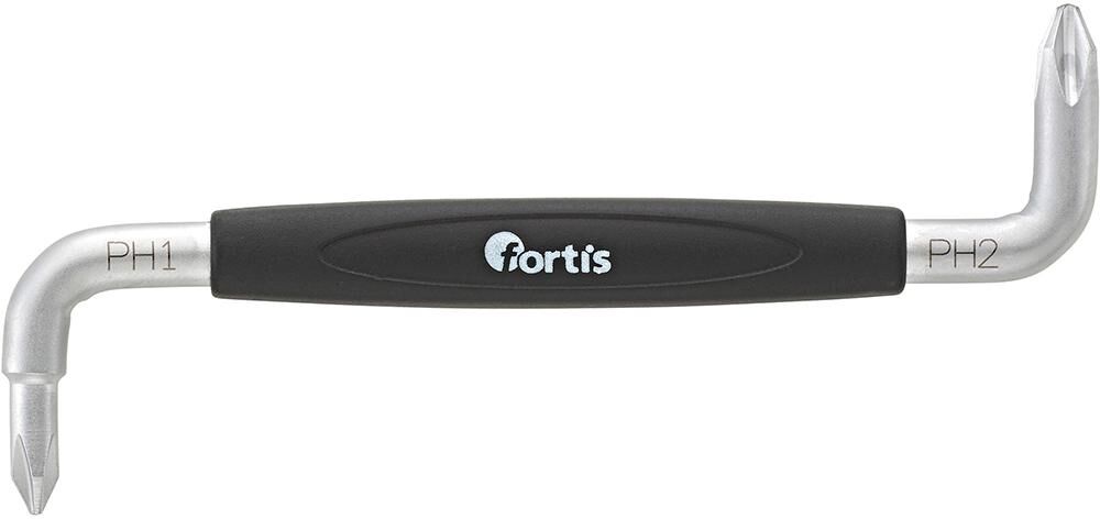 Fortis  Winkelschraubendreher PH1 und PH2 x 100 mm Produktbild Fortis  Winkelschraubendreher PH1 und PH2 x 100 mm