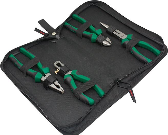 Fortis Zangen Set 4 Teile in Nylontasche Produktbild Fortis Zangen Set 4 Teile in Nylontasche