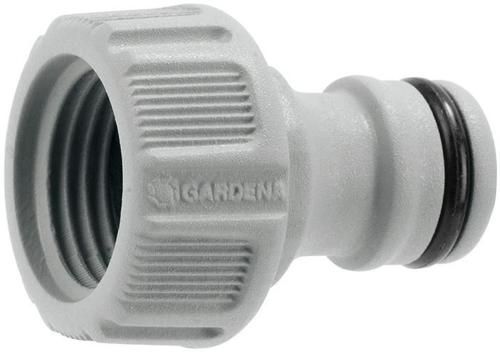 Gardena Hahnverbinder 26,5 mm G 3/4 Zoll Produktbild Gardena Hahnverbinder 26,5 mm G 3/4 Zoll