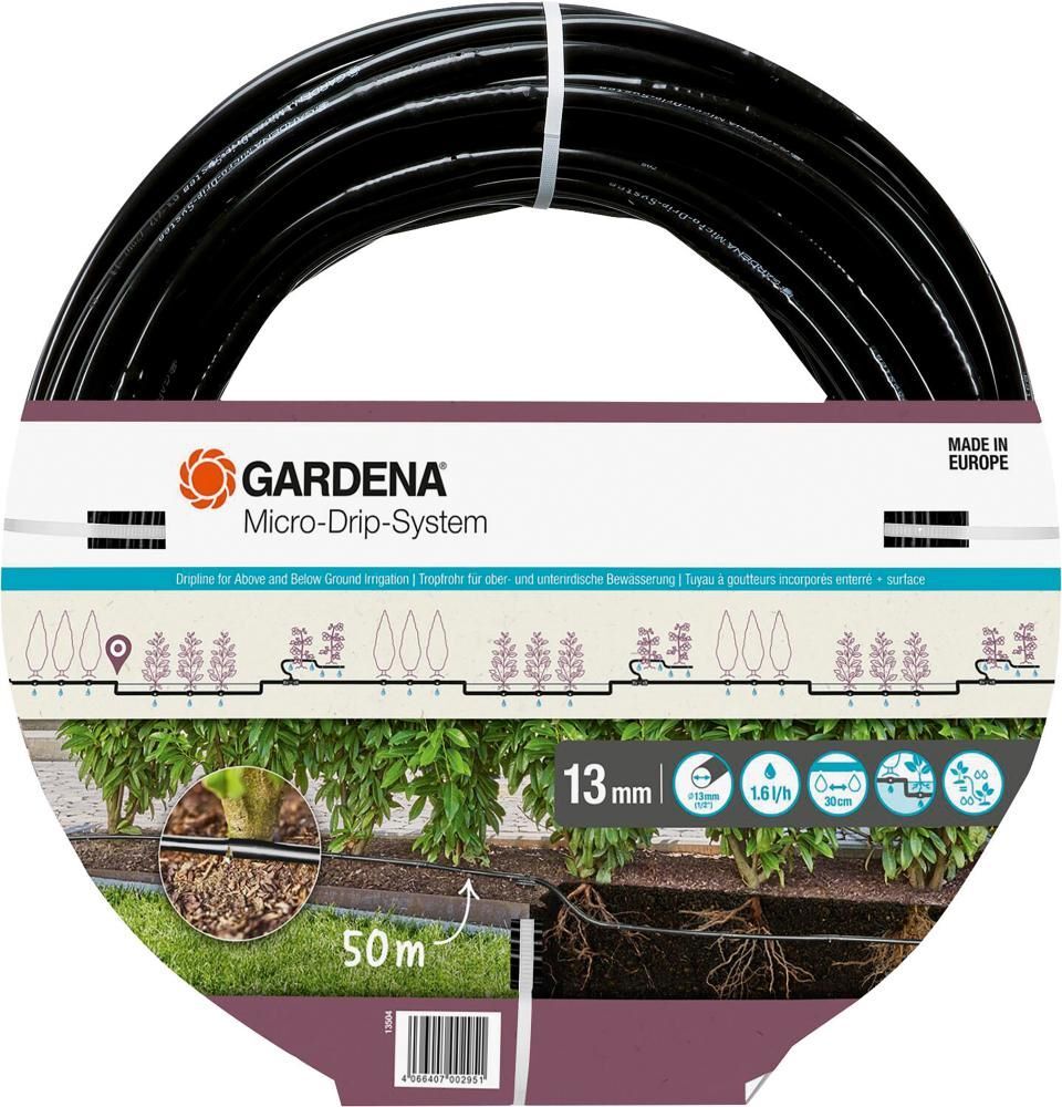 Gardena Tropfrohr oberirdisch 4,6 mm 3/16 Zoll 50 meter Produktbild Gardena Tropfrohr oberirdisch 4,6 mm 3/16 Zoll 50 meter