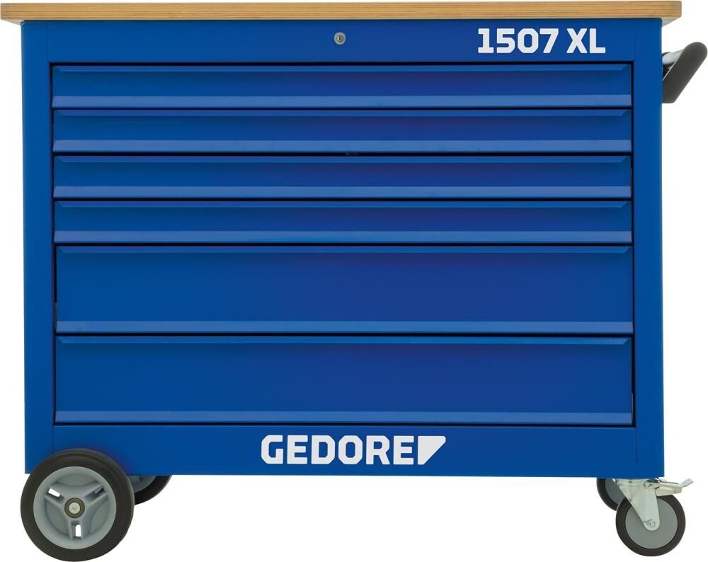 GEDORE Rollwerkbank 1507XL mit 6 Schubladen 1250x550x985mm Produktbild GEDORE Rollwerkbank 1507XL mit 6 Schubladen 1250x550x985mm