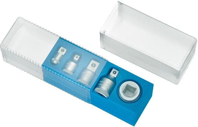 GEDORE Adapter Garnitur 1/4 Zoll bis 3/4 Zoll 5 Teile Produktbild GEDORE Adapter Garnitur 1/4 Zoll bis 3/4 Zoll 5 Teile