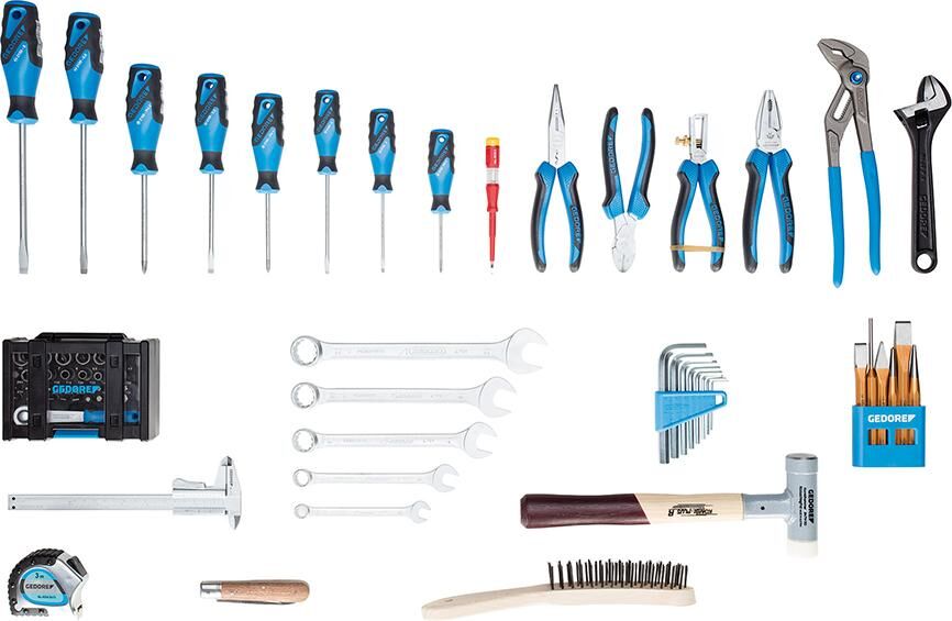 GEDORE Werkzeugsortiment mit Koffer 74 teilig Produktbild GEDORE Werkzeugsortiment mit Koffer 74 teilig bild 5