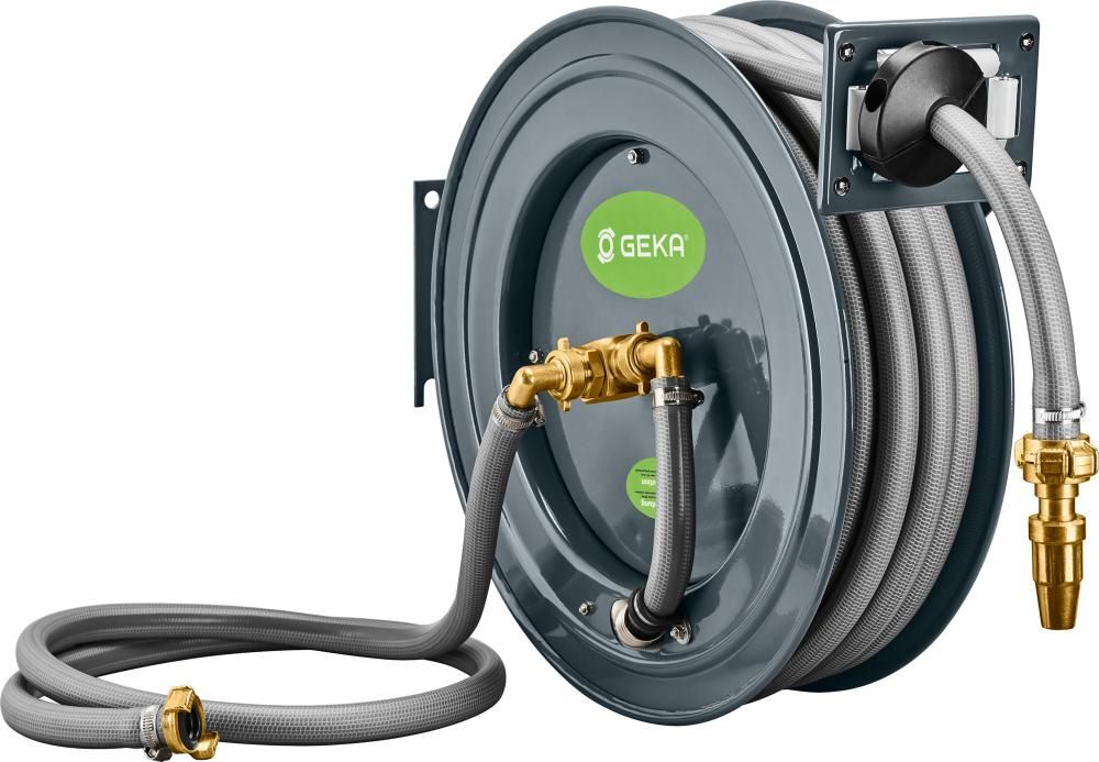 Geka Schlauchaufroller PA20SK mit Schlauch 3/4 Zoll 20 m und 2 m Armaturen Produktbild Geka Schlauchaufroller PA20SK mit Schlauch 3/4 Zoll 20 m und 2 m Armaturen