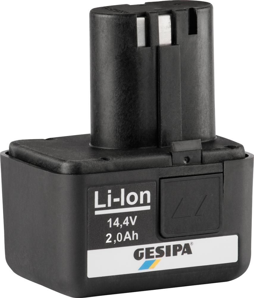 GESIPA Akku Li-Ion 2 Ah 14,4 V für Nietgerät Produktbild GESIPA Akku Li-Ion 2 Ah 14,4 V für Nietgerät