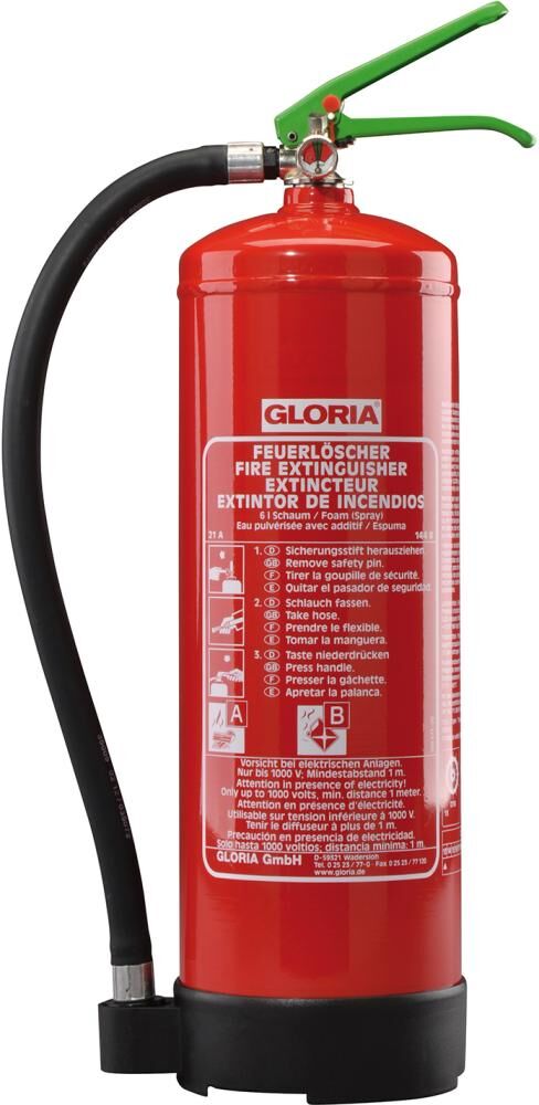 Gloria- Dauerdruckfeuerlöscher Schaum SDE 9 Gloria- Dauerdruckfeuerlöscher Schaum SDE 9