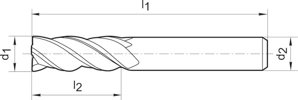 Gühring Ratiofräser lang DIN6527 VHM FIRE Z4 Schaft HA 16mm Produktbild Gühring Ratiofräser lang DIN6527 VHM FIRE Z4 Schaft HA 16mm bild 13