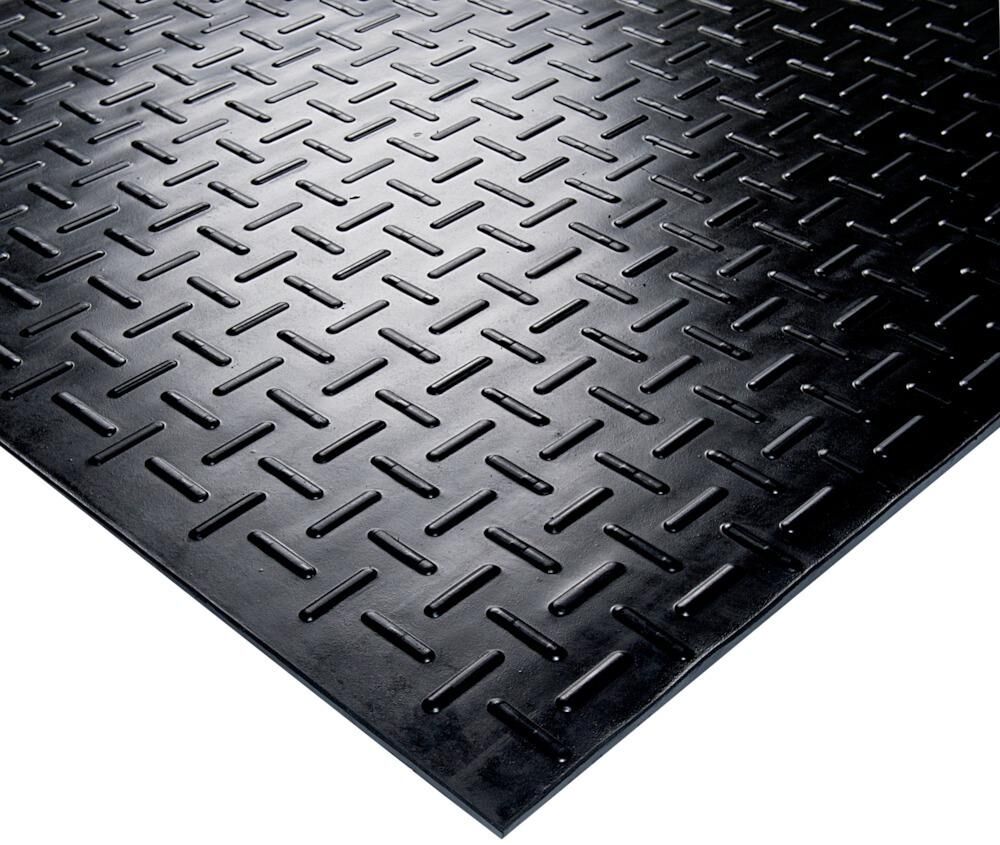 Stallmatte SBR Gummi schwarz 17 mm 1220 x 1830 mm Produktbild Stallmatte SBR Gummi schwarz 17 mm 1220 x 1830 mm