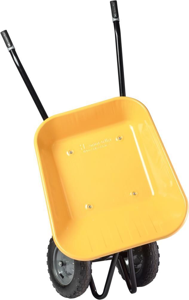 Haemmerlin Schubkarre Reverso 100 mit Luftrad seitlich kippbar Produktbild Haemmerlin Schubkarre Reverso 100 mit Luftrad seitlich kippbar bild 2