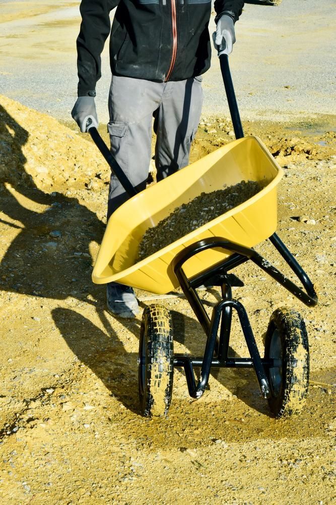 Haemmerlin Schubkarre Reverso 100 mit Luftrad seitlich kippbar Produktbild Haemmerlin Schubkarre Reverso 100 mit Luftrad seitlich kippbar bild 4