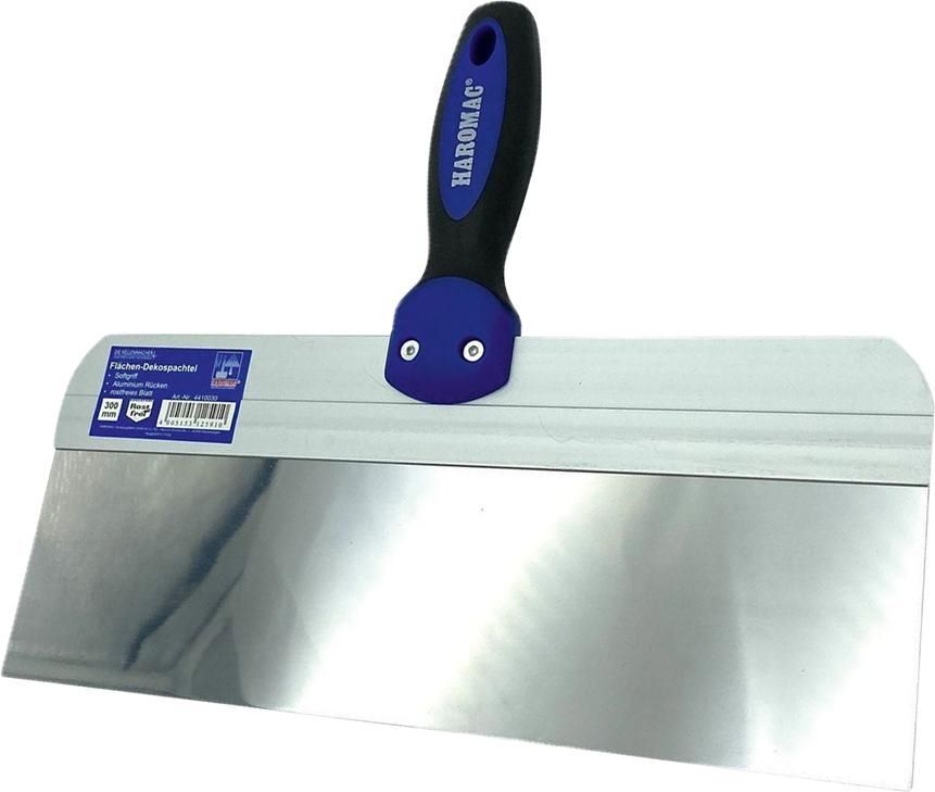 Haromac Flächen Dekospachtel 300 mm mit Softgriff und Alurücken Produktbild Haromac Flächen Dekospachtel 300 mm mit Softgriff und Alurücken