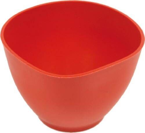 Haromac Gipsbecher konisch 130 x 95 mm Gummi rot Produktbild Haromac Gipsbecher konisch 130 x 95 mm Gummi rot
