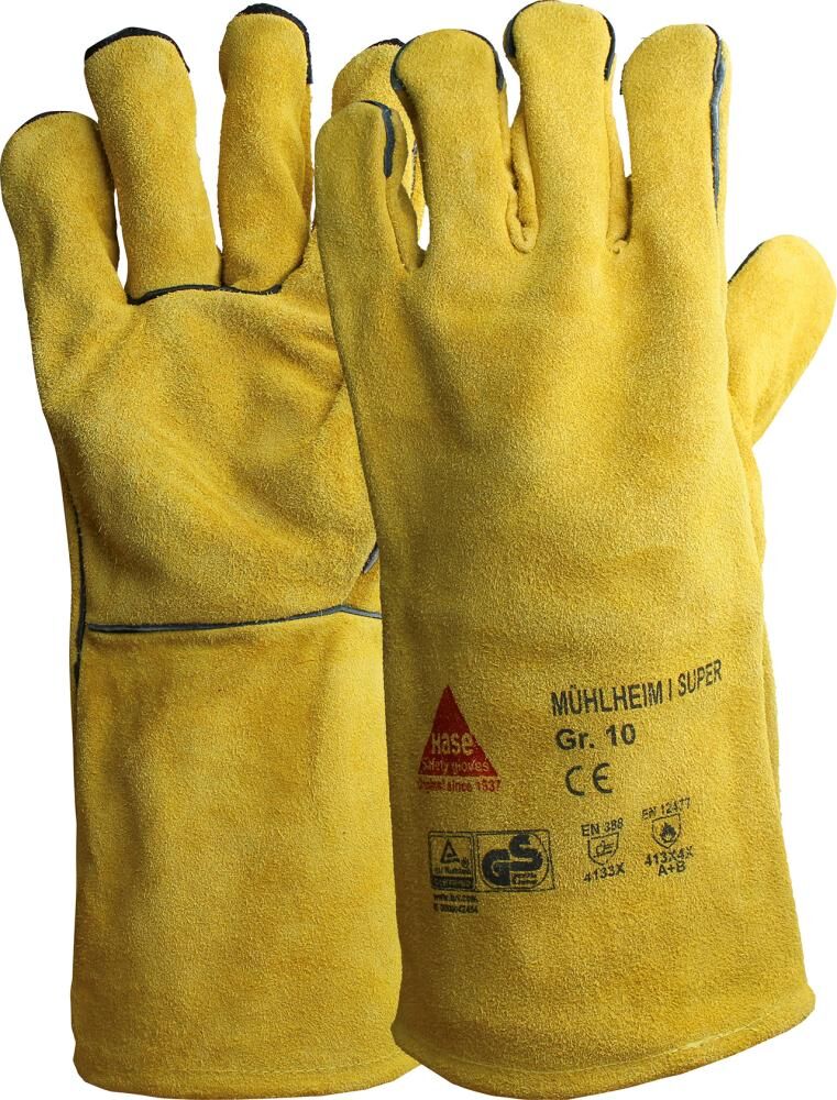 Hase Safety Gloves Schweißerhandschuhe Mülheim Super Gr. 10