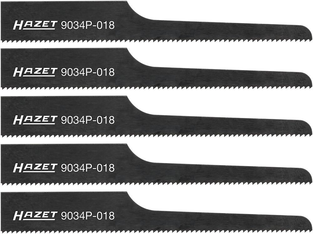 Hazet Stichsägeblatt 9034P 93 mm 18 Zähne Pack mit 5 Stück