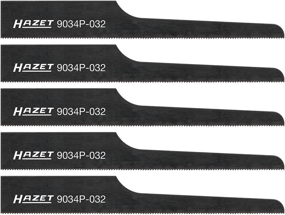 Hazet Stichsägeblatt 9034P 93 mm 32 Zähne Pack mit 5 Stück Produktbild Hazet Stichsägeblatt 9034P 93 mm 32 Zähne Pack mit 5 Stück