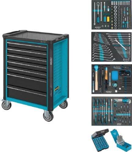 Hazet Werkstattwagen 179N-7 mit 220 teiligem Werkzeugsortiment Produktbild Hazet Werkstattwagen 179N-7 mit 220 teiligem Werkzeugsortiment bild 2