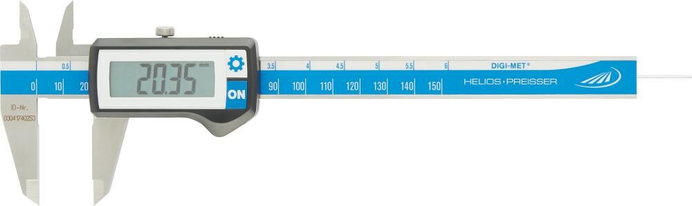 Helios Preisser Digitaler Taschenmessschieber 150mm ohne Datenausgang Produktbild Helios Preisser Digitaler Taschenmessschieber 150mm ohne Datenausgang