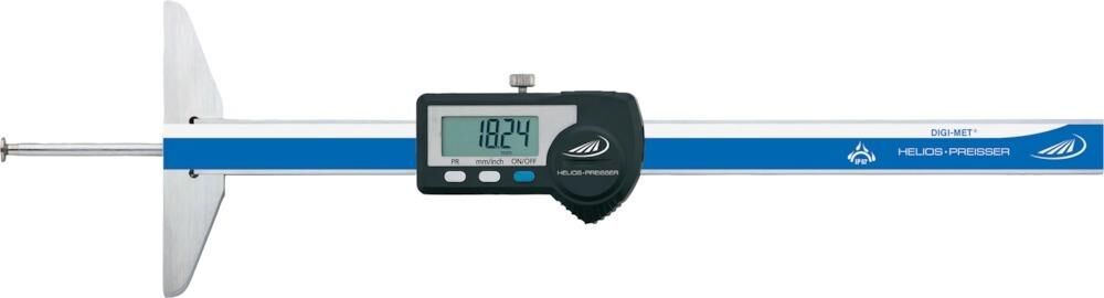 Helios Preisser Digitaler Tiefenmessschieber mit Teller IP67 Produktbild Helios Preisser Digitaler Tiefenmessschieber mit Teller IP67
