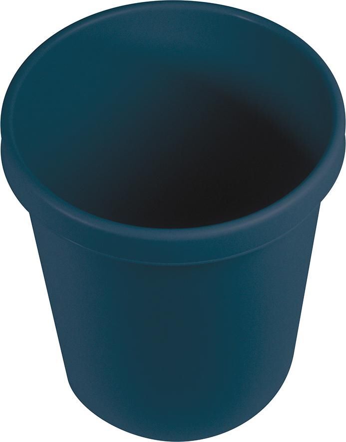 Helit Papierkorb 18 Liter blau aus Recycling Kunststoff Produktbild Helit Papierkorb 18 Liter blau aus Recycling Kunststoff bild 2