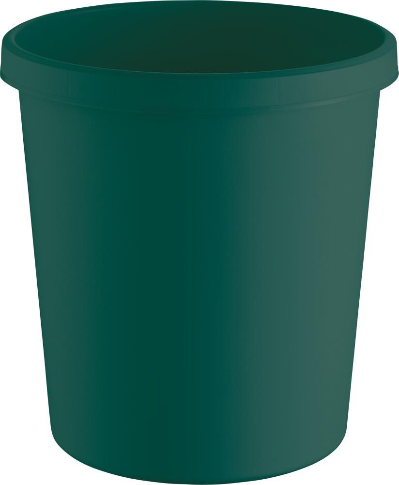 Helit Papierkorb 18 Liter grün aus Recycling Kunststoff Helit Papierkorb 18 Liter grün aus Recycling Kunststoff