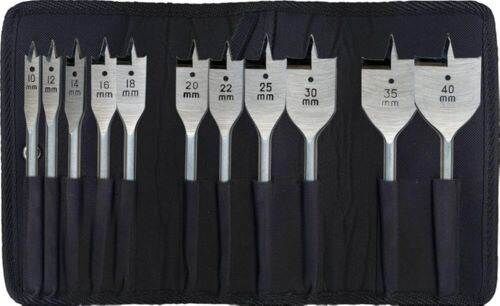 Heller Flachfräsbohrersatz Quickbit 11 Teile in Rolltasche Produktbild Heller Flachfräsbohrersatz Quickbit 11 Teile in Rolltasche