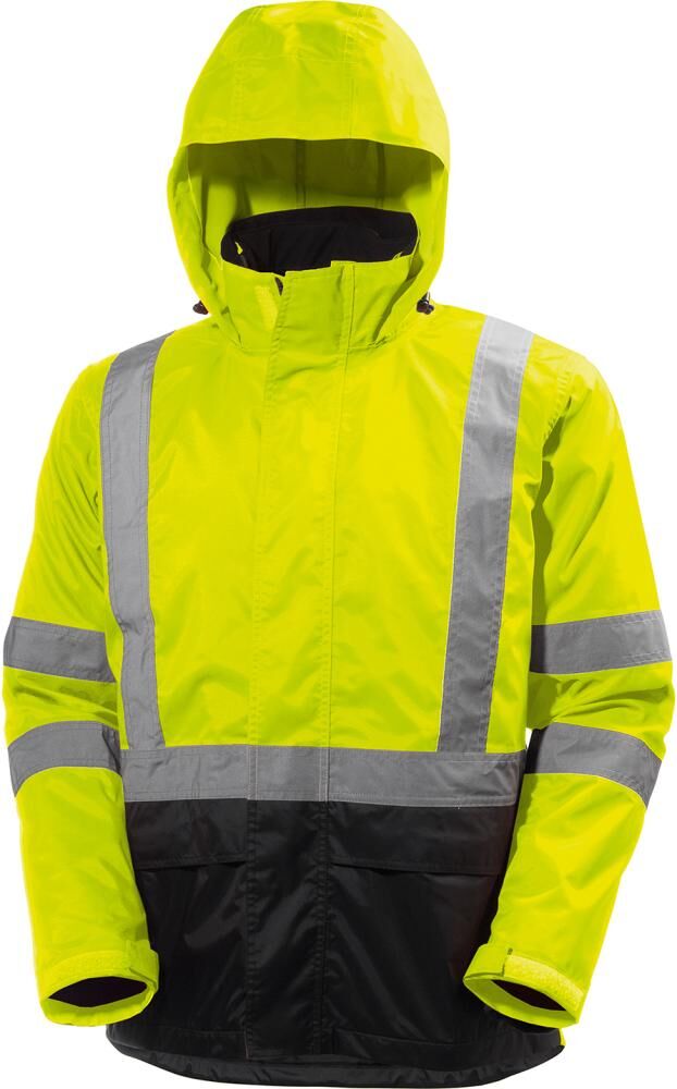 Helly Hansen Warn Shelljacke ALTA gelb charcoal Gr. S Produktbild Helly Hansen Warn Shelljacke ALTA gelb charcoal Gr. S