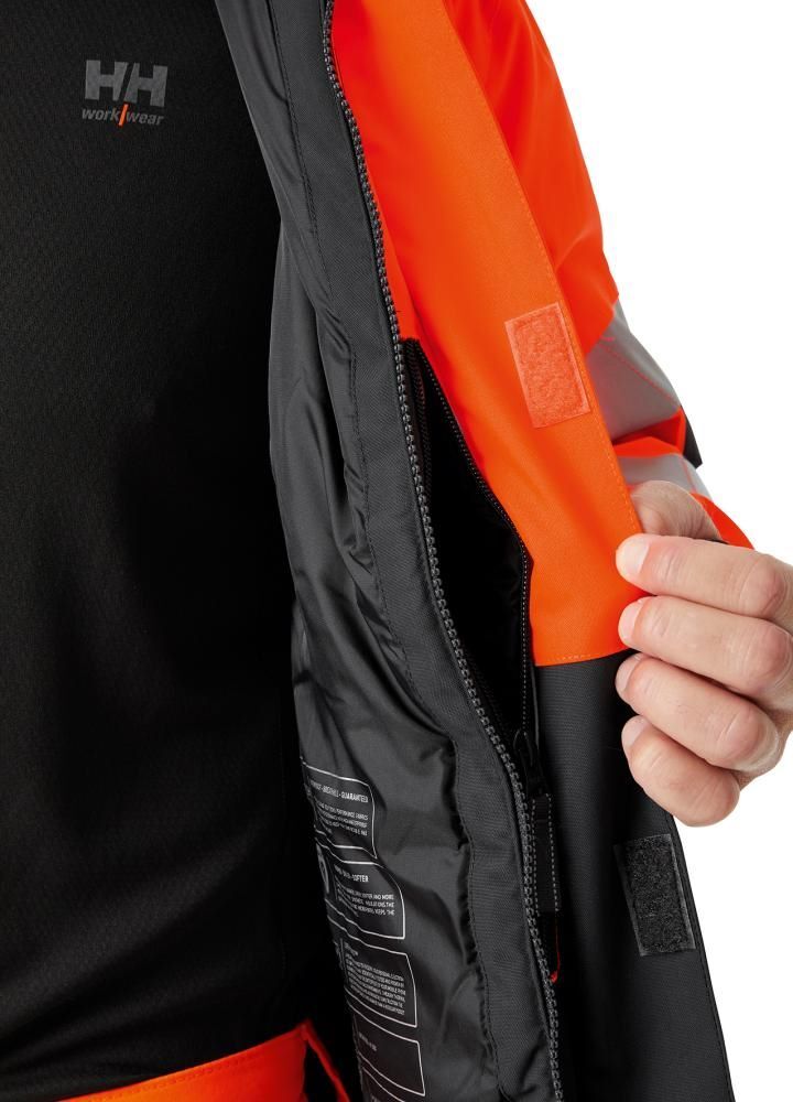 Helly Hansen Winterjacke Alna warnorange Gr. M Produktbild Helly Hansen Winterjacke Alna warnorange Gr. M bild 3