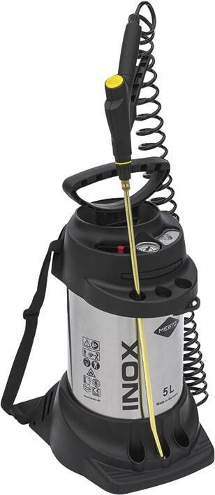 Mesto Hochdrucksprühgerät 5 Liter INOX Edelstahl Produktbild Mesto Hochdrucksprühgerät 5 Liter INOX Edelstahl