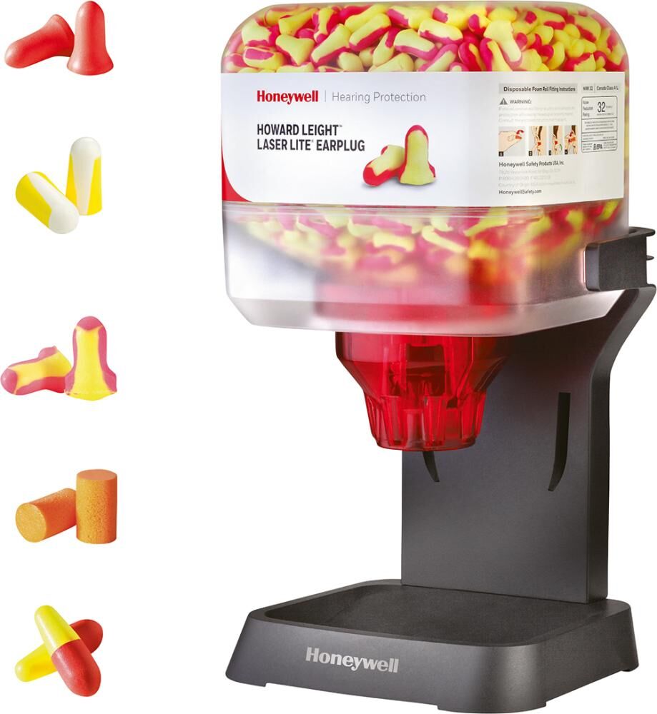 Honeywell  Gehörschutzstöpselspender HL400 mit 400 Paar BILSOM 303S Produktbild Honeywell  Gehörschutzstöpselspender HL400 mit 400 Paar BILSOM 303S