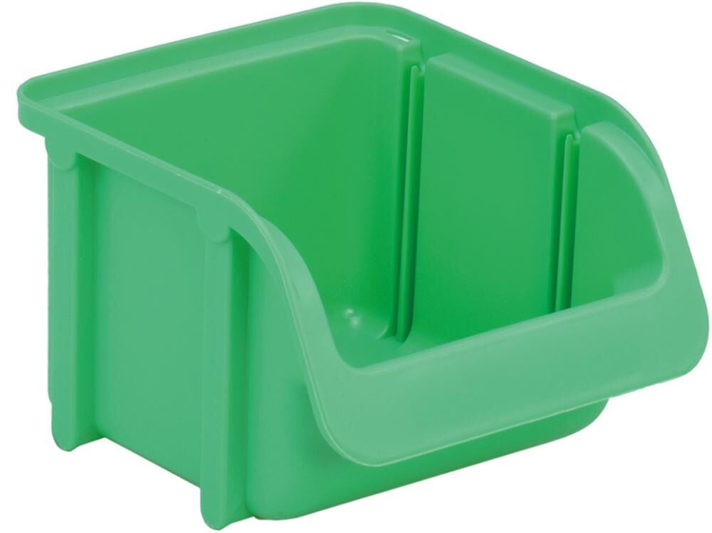 Hünersdorff Sichtbox Polypropylen Gr.1 grün 102 x 74 x 115 mm Produktbild Hünersdorff Sichtbox Polypropylen Gr.1 grün 102 x 74 x 115 mm