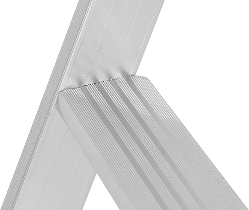 Hymer Stufenanlegeleiter mit Traverse 12 Stufen 3,22 Meter Produktbild Hymer Stufenanlegeleiter mit Traverse 12 Stufen 3,22 Meter bild 3