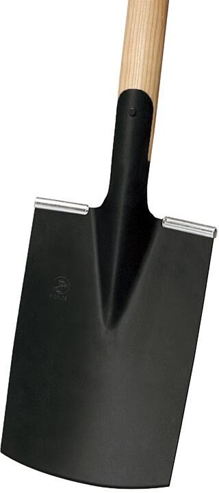Idealspaten Bauspaten Gärtner Form Größe 2 mit T-Stiel und Trittschutz Produktbild Idealspaten Bauspaten Gärtner Form Größe 2 mit T-Stiel und Trittschutz