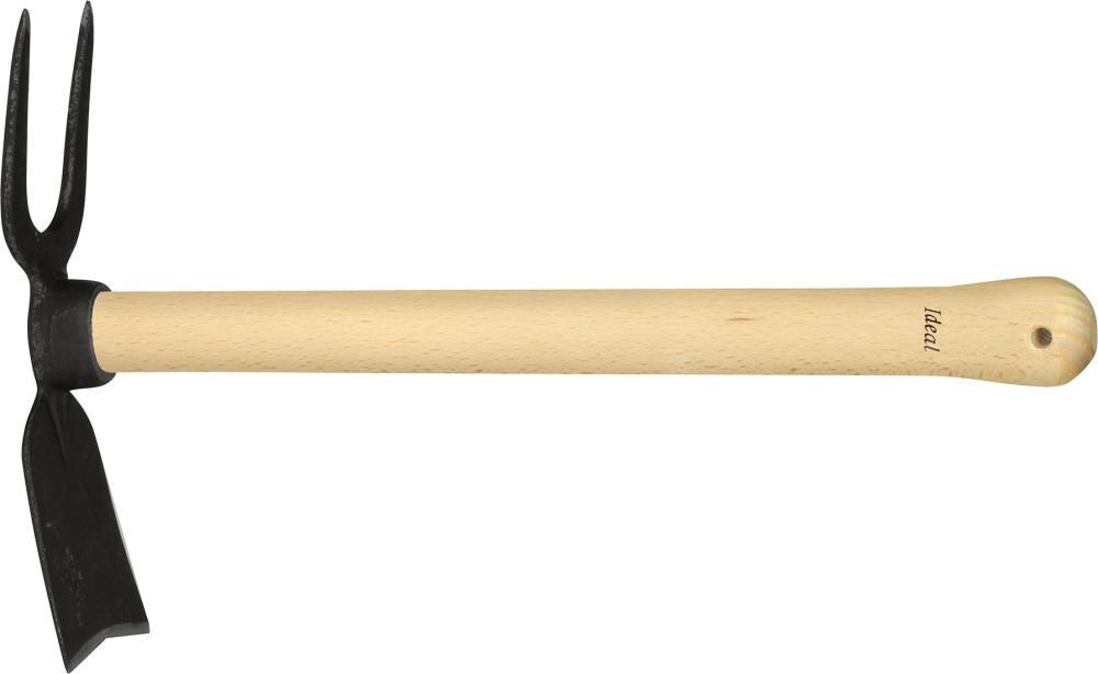 Idealspaten Doppelhäckchen Buchenstiel 40 cm Produktbild Idealspaten Doppelhäckchen Buchenstiel 40 cm